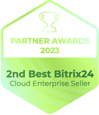 2023 - 2nd Best Bitrix24 Cloud Enterprise Seller