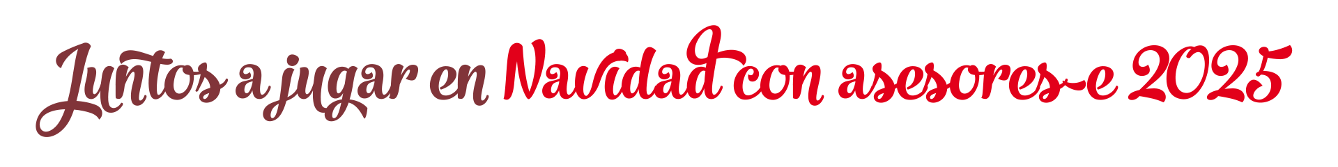 Juntos a jugar en Navidad con asesores-e 2024