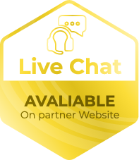 Chat en vivo disponible en el sitio web del socio