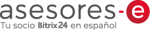 Logo asesores-e Tu socio Bitrix24 en español