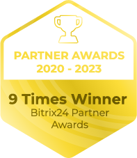 9 veces premiados en los Bitrix24 Awards del 2020 al 2023