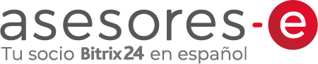 Logo asesores-e: Tu socio Bitrix24 en español